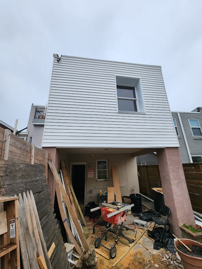 Siding installation